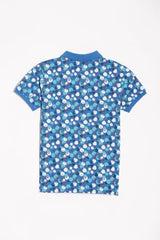 Allen Solly Boy's Regular Fit T-Shirt (ABKPERGFI01716_Blue