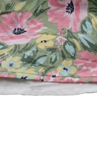 Allen Solly Girl's Cotton Modern Knee-Length Dress (AGDRERGFD37413_Green