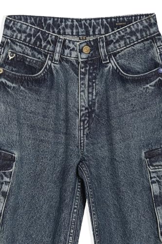 Allen Solly Boy's Regular Jeans (ABDNCSGFE40599_Blue