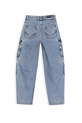 Allen Solly Boy's Regular Jeans (ABDNCSGFL49997_Blue