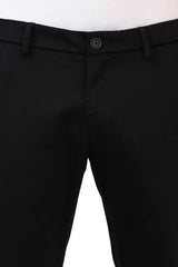 Allen Solly Men's Slim Casual Pants (ASTFQSRFF28714_Black