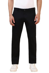 Allen Solly Men's Slim Casual Pants (ASTFQSRFF28714_Black