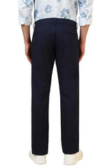 Allen Solly Men's Slim Casual Pants (ASTFQSRFH13913_Navy