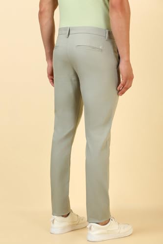Allen Solly Men's Slim Casual Pants (ASTFQULFQ13543_Green