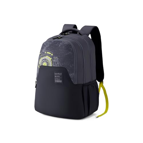 Kamiliant by American Tourister Brim Casual Backpack with , Ergonomically Designed with Bottle Holder for Men And Women - Black