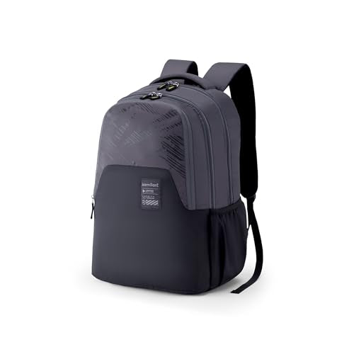 Kamiliant by American Tourister Pep Casual Backpack with , Ergonomically Designed with Bottle Holder for Men And Women - Black