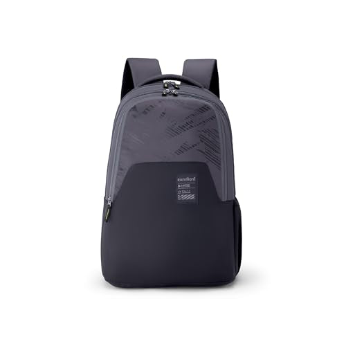 Kamiliant by American Tourister Pep Casual Backpack with , Ergonomically Designed with Bottle Holder for Men And Women - Black