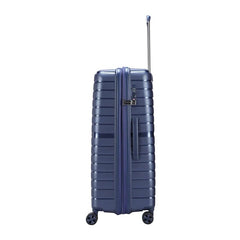 VIP Lightweight Polypropelyne Wheels Multistage Trolley,TSA Lock with Organizer,Elegent Pinstripe Design Luggage Bag with 5 Years International Warranty.
