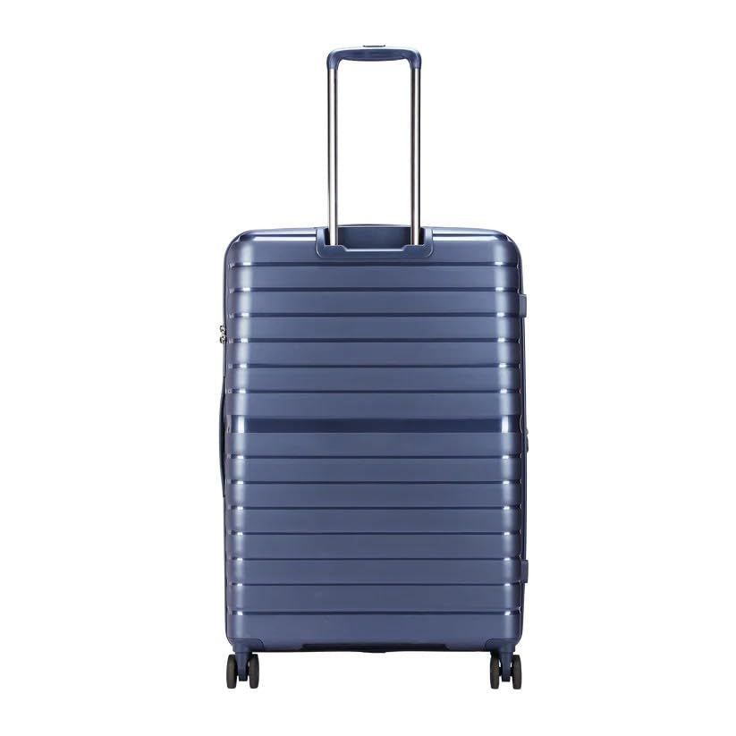 VIP Lightweight Polypropelyne Wheels Multistage Trolley,TSA Lock with Organizer,Elegent Pinstripe Design Luggage Bag with 5 Years International Warranty.