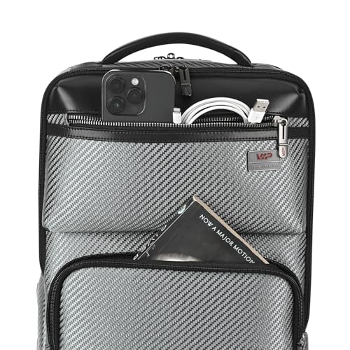 VIP Urban 17 Inch Compatible Laptop Backpack 25L + 5L Expandable | Water-Resistant with USB Charging Port | Padded Laptop Sleeve, 2 Compartments | Office & Travel Backpack for Men & Women