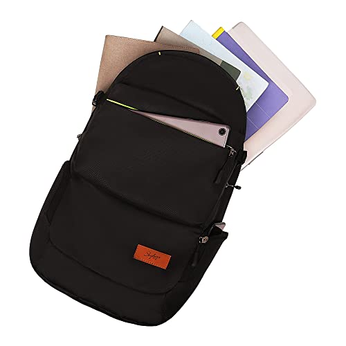 Skybags Unisex Black Ciaz Dobby Adjustable Strap 25L Backpacks