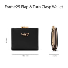 Lavie Luxe Purses Ladies Wallet Black