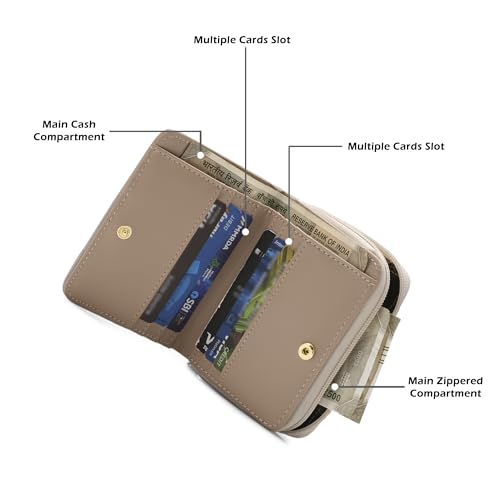 Lavie Luxe Purses Ladies Wallet Beige