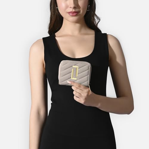 Lavie Luxe Purses Ladies Wallet Beige