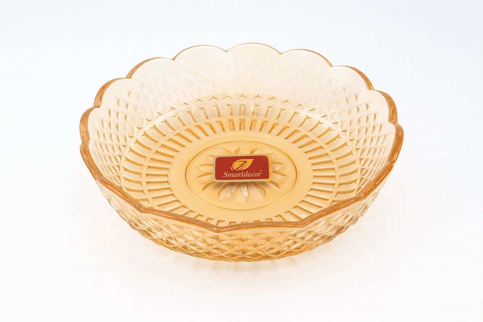 Goyalsons Household Glass Dish Colored Snack Set