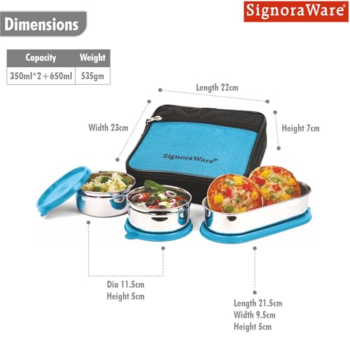 Health Bite Steel Lunch Box