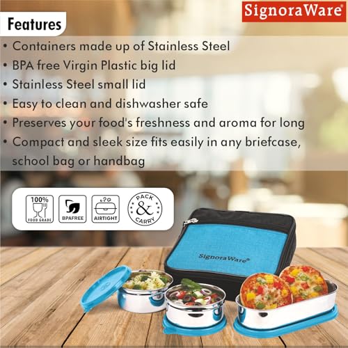 Health Bite Steel Lunch Box