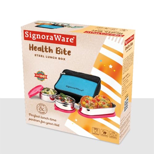 Health Bite Steel Lunch Box