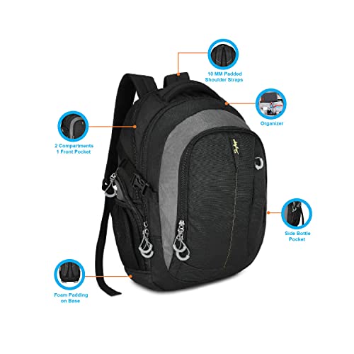 Skybags Chester Plus Laptop Backpack Black