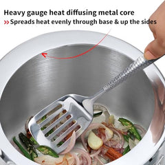 Hawkins Triply 3 Litre Classic Pressure Cooker, Triply Stainless Steel Induction Inner Lid & Tall Design Cooker, Silver (SSTCL3T)