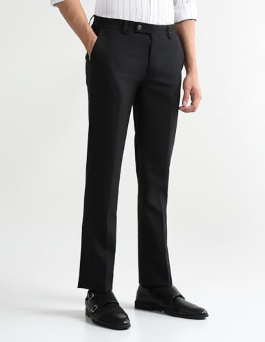 Arrow Men's Textured Dobby Trousers
