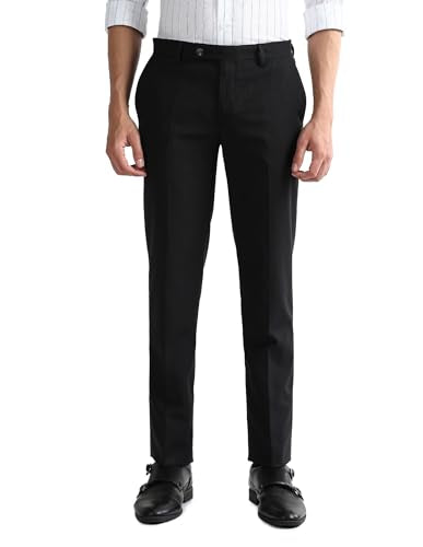 Arrow Men's Textured Dobby Trousers