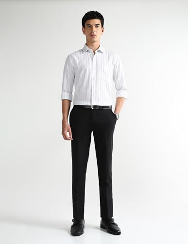 Arrow Men's Textured Dobby Trousers