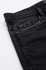 Allen Solly Girl's Slim Jeans (AGDNESLFM78609_Black