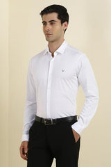 Allen Solly Men's Slim Fit Shirt (ASSFMKTP237145_White
