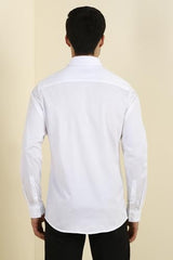 Allen Solly Men's Slim Fit Shirt (ASSFMKTP237145_White