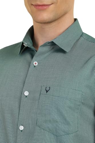 Allen Solly Men's Slim Fit Shirt (ASSFQSPBN79169_Green