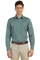 Allen Solly Men's Slim Fit Shirt (ASSFQSPBN79169_Green