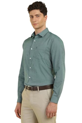 Allen Solly Men's Slim Fit Shirt (ASSFQSPBN79169_Green