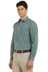 Allen Solly Men's Slim Fit Shirt (ASSFQSPBN79169_Green