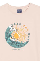 Allen Solly Boy's Regular Fit T-Shirt (ABKCCRGFB61186_Pink