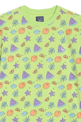 Allen Solly Boy's Regular Fit T-Shirt (ABKCCRGFI15868_Green