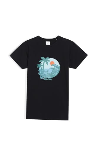 Allen Solly Boy's Regular Fit T-Shirt (ABKCCRGFL88481_Navy