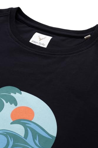 Allen Solly Boy's Regular Fit T-Shirt (ABKCCRGFL88481_Navy