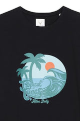 Allen Solly Boy's Regular Fit T-Shirt (ABKCCRGFL88481_Navy