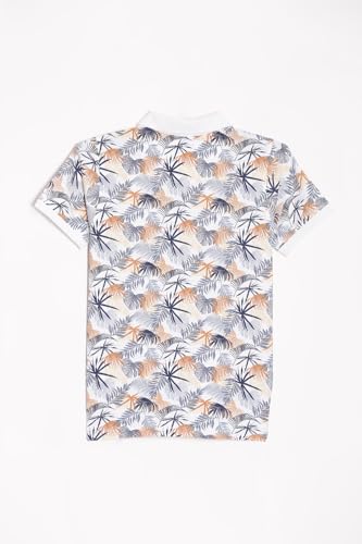 Allen Solly Boy's Regular Fit T-Shirt (ABKPERGFC77674_White