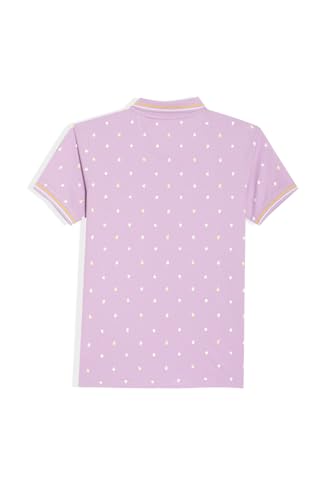 Allen Solly Boy's Regular Fit T-Shirt (ABKPERGFE23014_Lilac