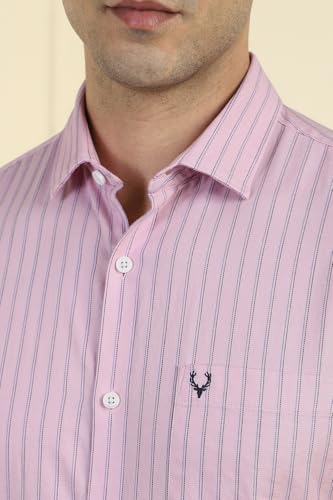Allen Solly Men's Slim Fit Shirt (ASSFQSPPF83721_Pink