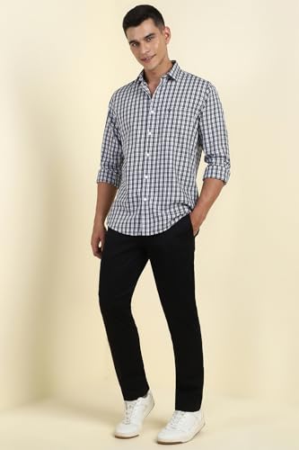 Allen Solly Men's Slim Fit Shirt (ASSFQSPPI44102_White