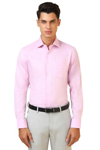 Allen Solly Men's Slim Fit Shirt (ATSFCSRP869373_Pink