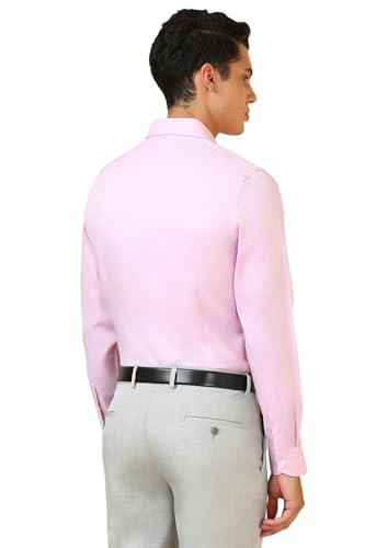 Allen Solly Men's Slim Fit Shirt (ATSFCSRP869373_Pink