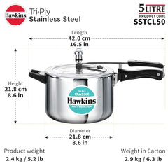Hawkins Steel Cooker