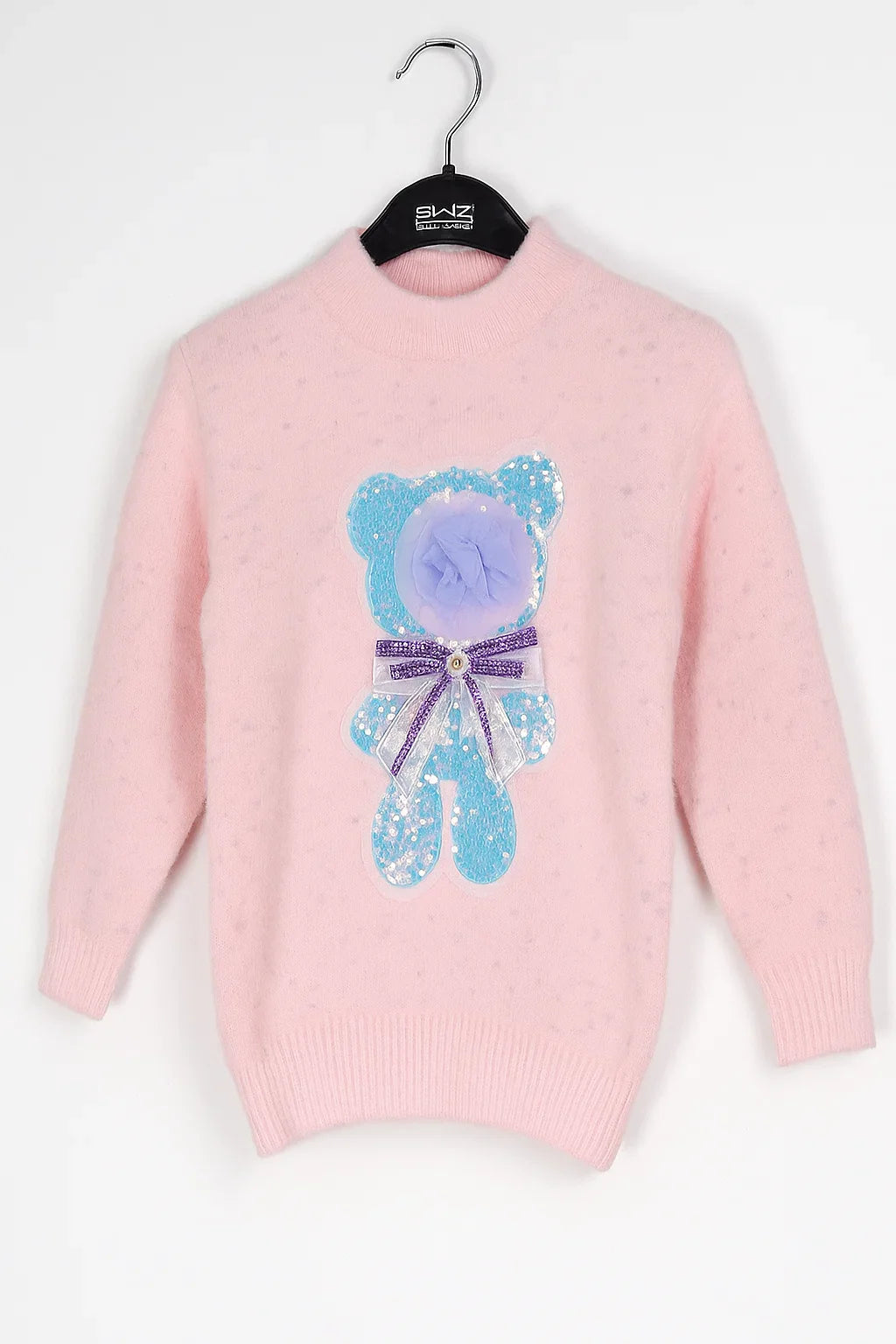 Goyalsons Girls Woolen Top O9202-01 Pink