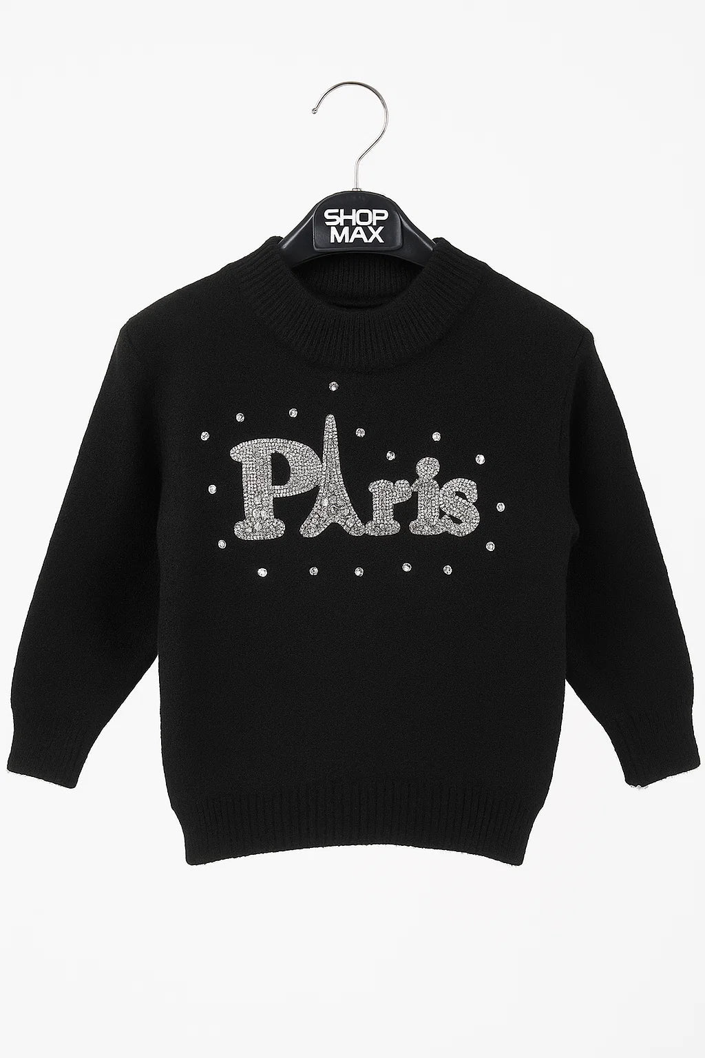 Goyalsons Girls Woolen Top O9202-02 Black