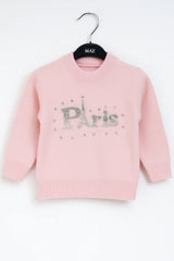 Goyalsons Girls Woolen Top O9202-02 Pink