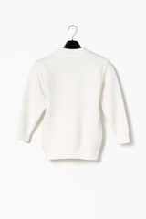 Goyalsons Girls Woolen Top O9202-02 Off White
